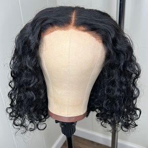 16 Inch Curly Closure Wig
